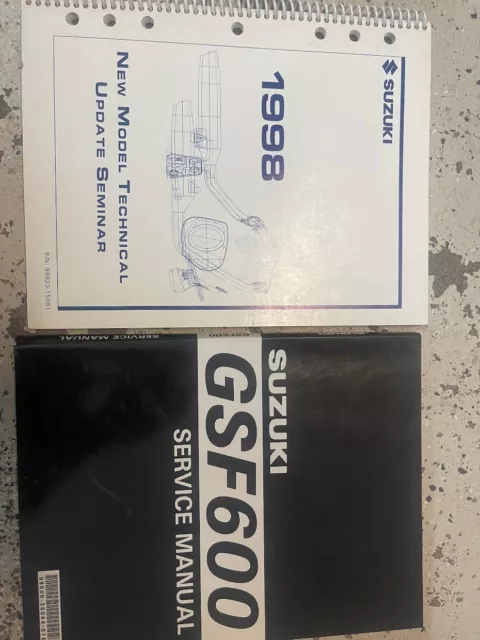 1996 1997 1998 1999 GSF600 GSF 600 Service Manual 99500-35044-01E OEM Set