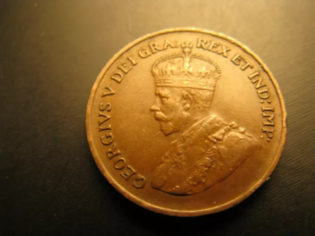Canada 1934 High Grade Beautiful Small Cent Penny.