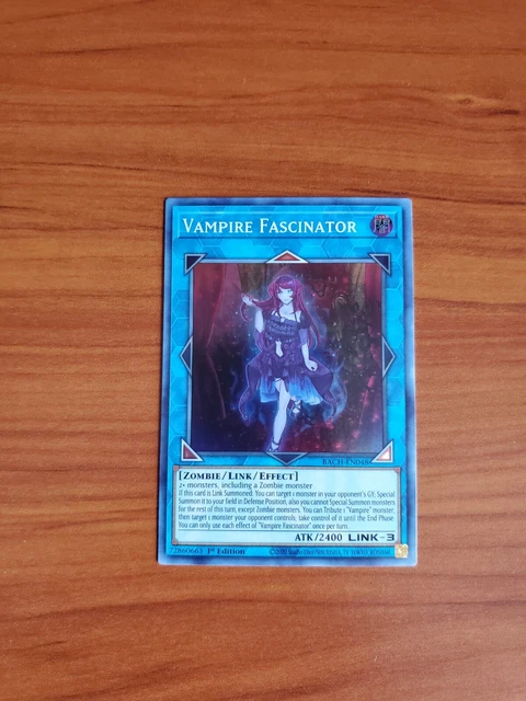Vampire Fascinator - Yugioh Battle of Chaos - Super Rare - BACH-EN048