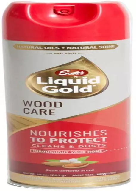 Scott's Liquid Gold Aerosol Spray Wood Care Furniture Polish and Cleaner 10  oz 