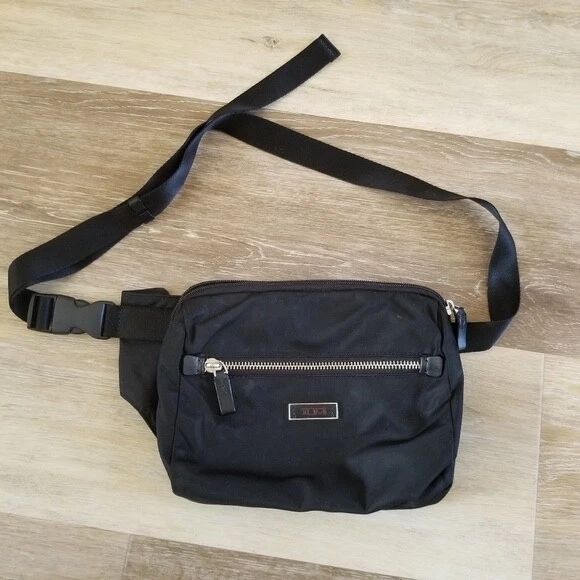 Tumi Black Fanny Pack Waist Bag