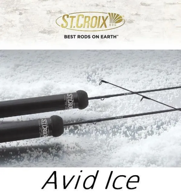 LOT OF 2 St Croix Ice Fishing rods With MTM Case and Cardinal Reel $119.99  - PicClick
