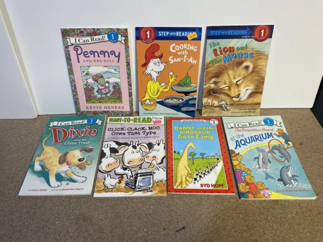 Leveled Readers I  Can Read Level 1 Paperback Girls Boys Interest Grade 1 Lot 7