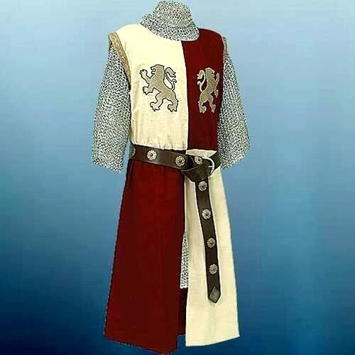Lion Coeur Tunique Reenactment Théâtre Costume Médiéval Renaissance Larp