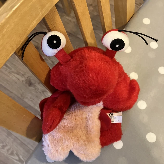 LOBSTER PUPPET PLUSH toy soft Sebastian/Larry the lobster style height