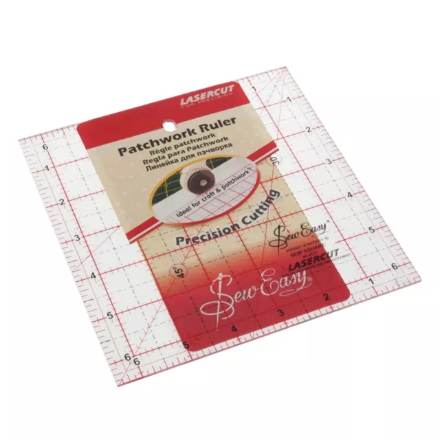 Wide Range of Sew Easy Patchwork and Quilting Rulers Different Shapes and Sizes