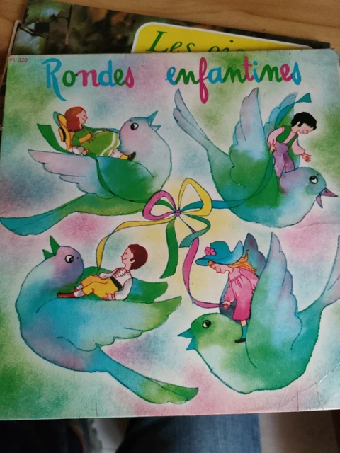 45 TOURS RONDES enfantines vol. 1 chantees par LES PETITS CARILLONNEURS ...