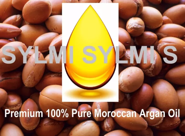 Premium Organic Pure MOROCCAN ARGAN NUT OIL Cold Pressed Raw 1 4 5 8 16 ml/oz/Lb