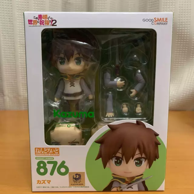 KonoSuba Kazuma 3.9in Anime Action Figure Nendoroid 876 Good Smile