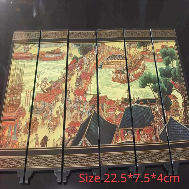 Desktop Small Screen Decorations (Qingming Shanghe Tu) Series Decorations