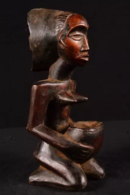 21955 Afrikanische Alte Luba Figur / Figure DR Kongo