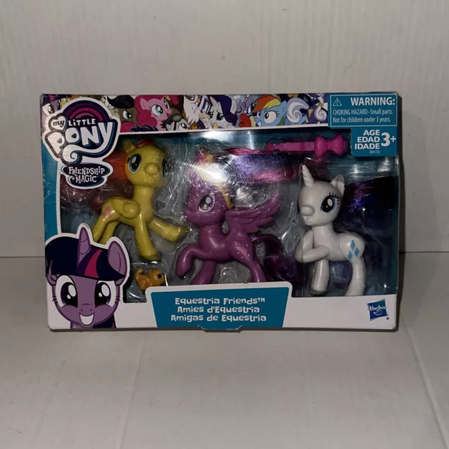 My Little Pony Friendship is Magic Twilight Sparkle Rarity Fluttershy NEW in BOX