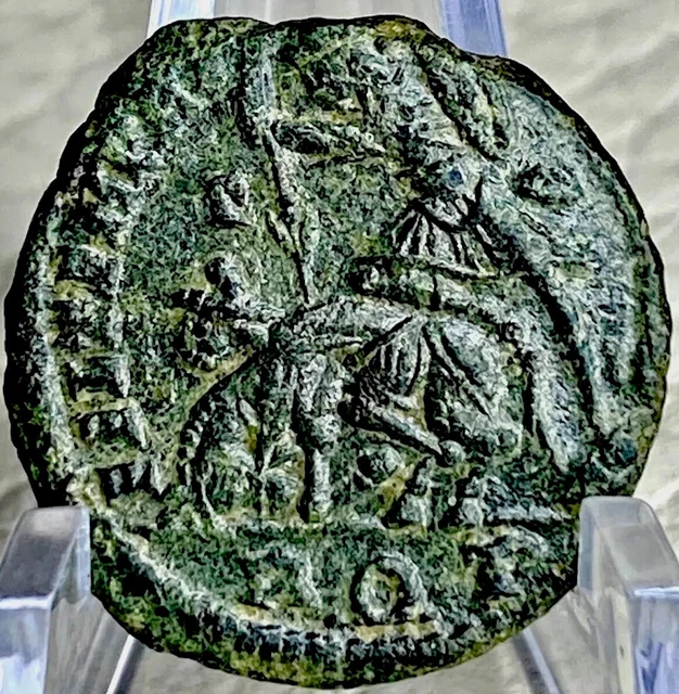 ANCIENT ROMAN COIN 348-350 AD Constantius II Rare Coin Fallen Soldier ...