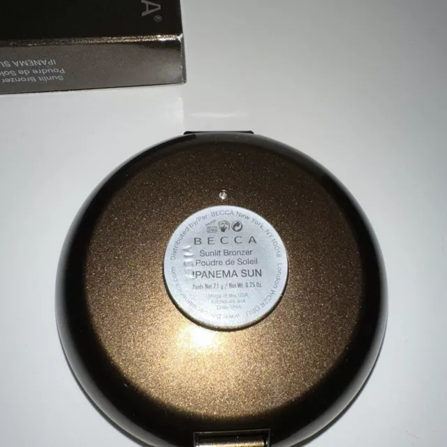 Becca sonnenbeleuchteter Bronzer Power Ipanema Sun - auslaufend - brandneu 3