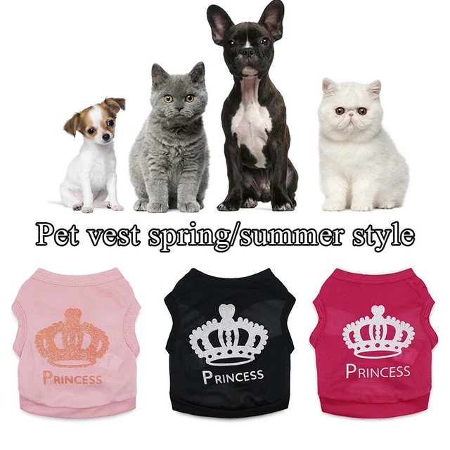 Gilet stampa corona gilet per cani animale domestico consegnato tempo libero # E