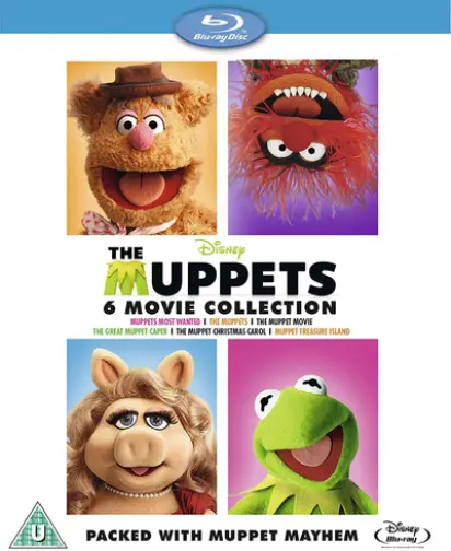 The Muppets Bumper Six Movie Collection (Blu-ray) Jason Segel (UK IMPORT)