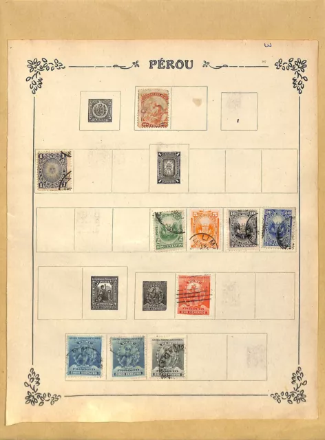 [OP618] Worldwide lot of stamps on 12 pages