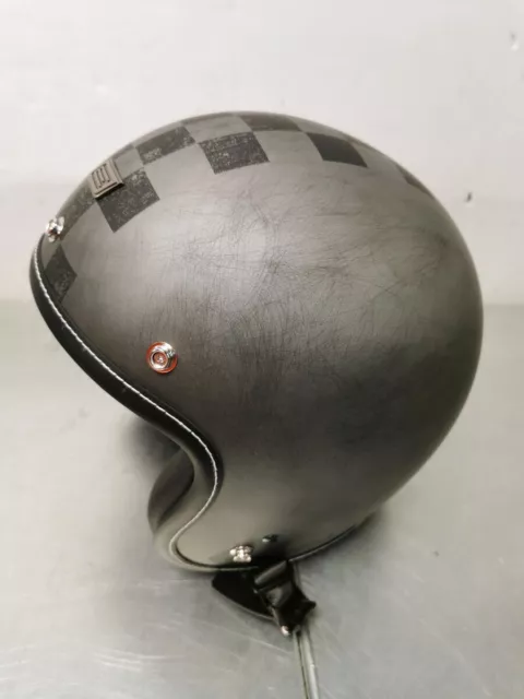 Motorradhelm  Jethelm  Origine Primo Silver - L