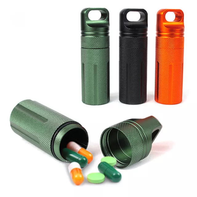 Storage Box EDC Pill Case Sealed Bottle Waterproof Survival Container Outdoor