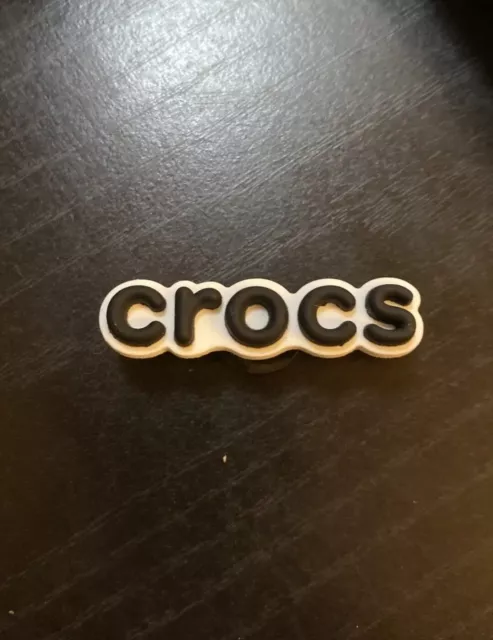 Authentic Jibbitz Crocs Charms CROCS LOGO Brand Name - Not For Sale In Store