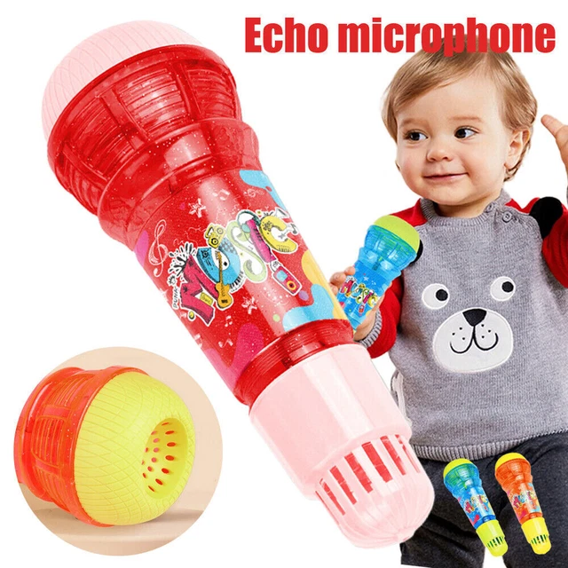 ECHO MICROPHONE TOY Speech Therapy Feedback Children Mic Toy Pretend