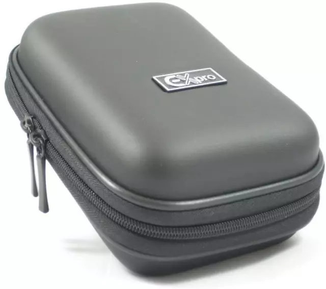 Ex-Pro ® LARGE BLACK Hard Clam Digital Camera Case Bag