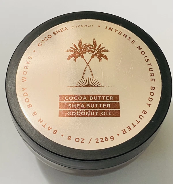 BATH & BODY Works Coco Shea COCONUT Intense Moisture Body Butter 8 oz
