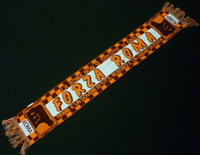 AS ROMA FOOTBALL Scarf Forza Roma £7.45 - PicClick UK