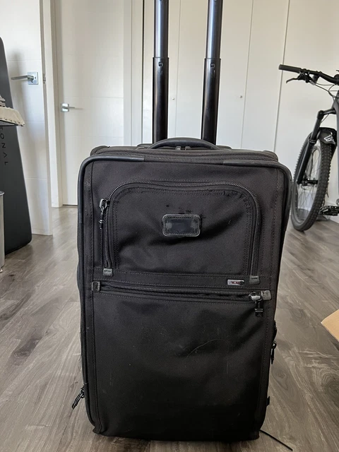 Tumi USA Black Ballistic Nylon 22” Wheeled Expandable Suitcase Carry-On 22922DH