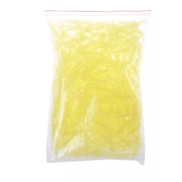 1000 Pcs Laboratory Clear Yellow 200UL Lab Liquid Pipette Pipettor Tips Ed C#DC