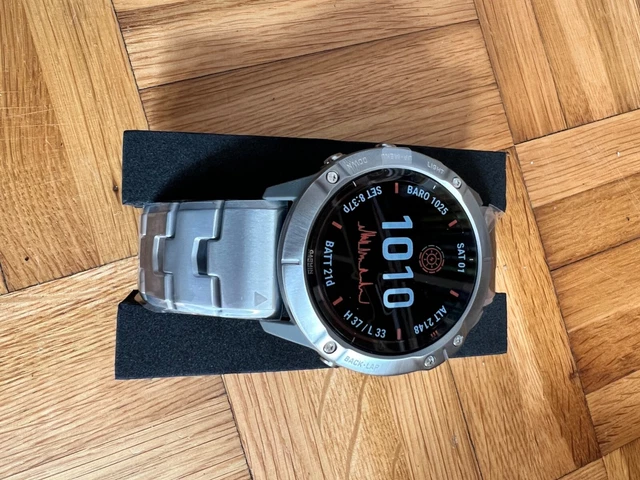 MONTRE GARMIN FENIX 6X PRO SOLAR TITANIUM EUR 900 00 PicClick FR