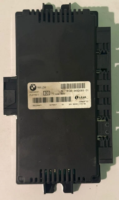 MINI COOPER R55 R56 footwell light chech control module 6135 3452093-01 ...