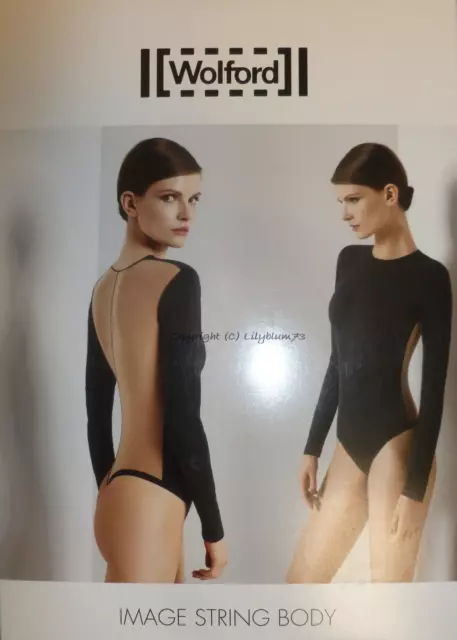 NIB WOLFORD SZ L Sahara Buenos Aires String Bodysuit Individual Skin 78055  Austr $295.34 - PicClick AU