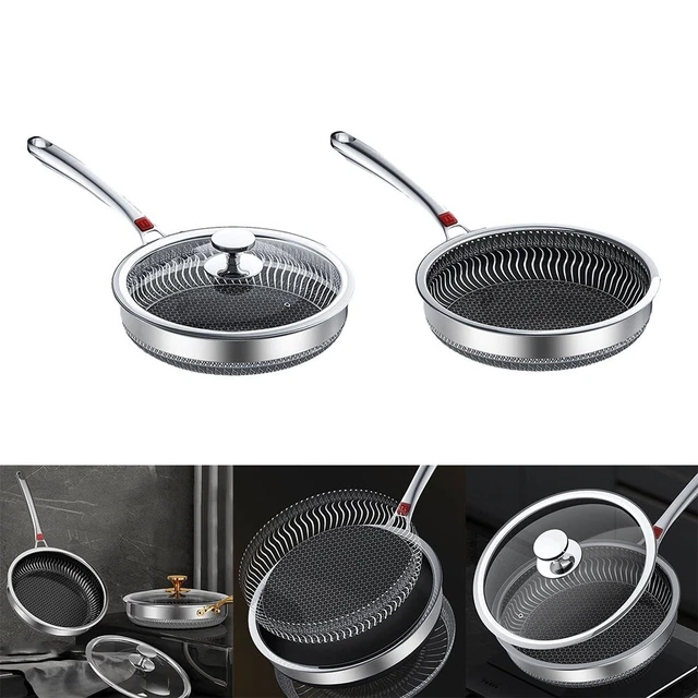 Shenrongtong Poêle Wok De Cuisson, Wok Antiadhésif Pour Cuisson