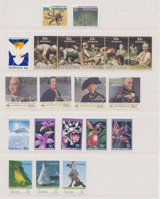 Australia Post 1986 Year album collection. PO Cost $37.95.Retail $50. MUH** 2