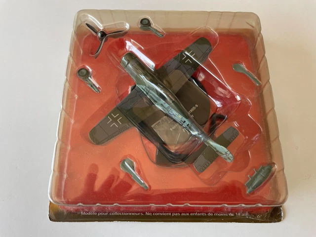 Altaya 1/72 Focke Wulf FW190d (1941) - Avion WWII En Boîte, Support Inclus