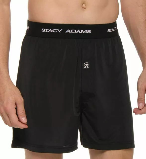 Stacy Adams Mens Moisture Wicking Boxer Shorts Underwear Size 2XL