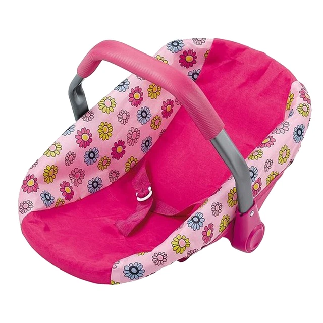 Seggiolino Auto per Bambole Porta Bambola Regolabile per Giocattoli per Bambini