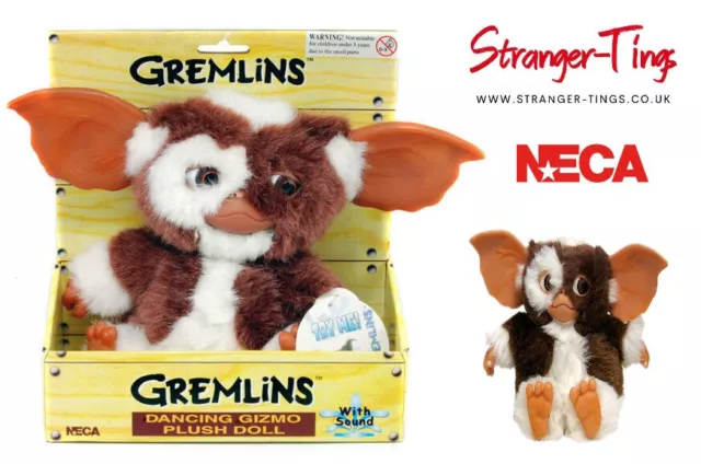 NECA Gremlins Gizmo Dancing & singing Plush Doll New and official in Stock