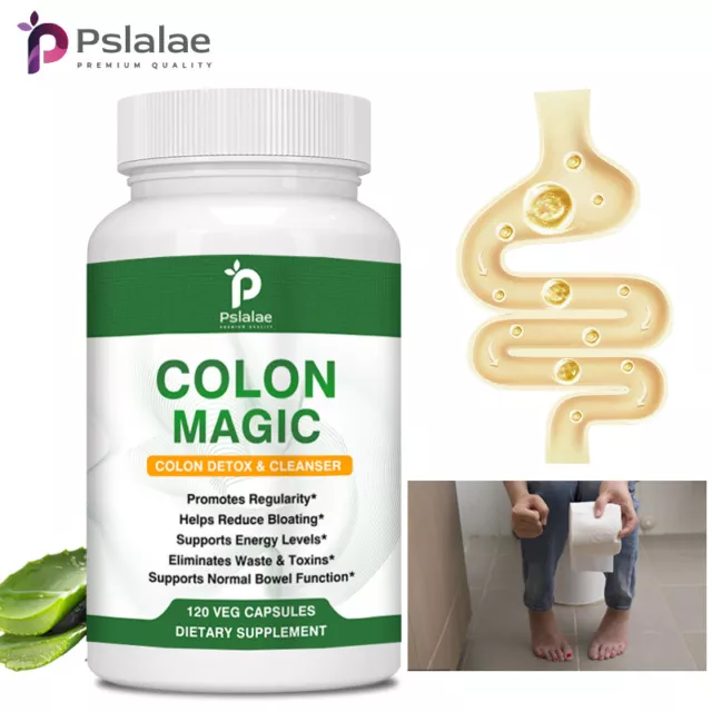 Magie Du Côlon - Nettoyant Intestinal, Perte De Poids,Détox, Aide À La Digestion