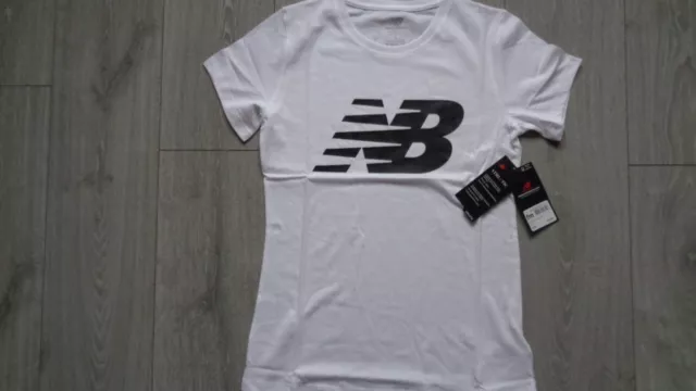 Womens New Balance T-Shirts - White - Sizes S,M,L New With Tags - Uk Seller