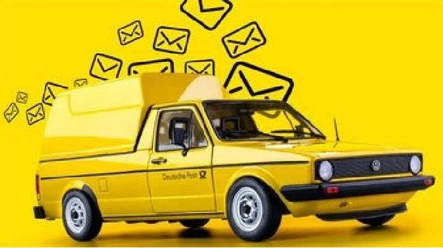 Volkswagen Caddy Mk1 German Post 1/18 SOLIDO S1803505