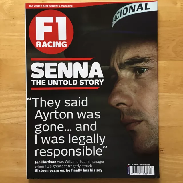 F1 Racing Magazine January 2011 - Senna the untold story, Williams, Ian Harrison