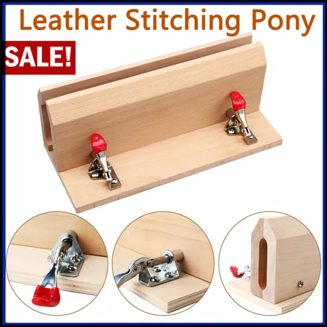 DIY Hand Table Stitching Sewing Pony Horse Clamp Tools Desktop Leather Craft