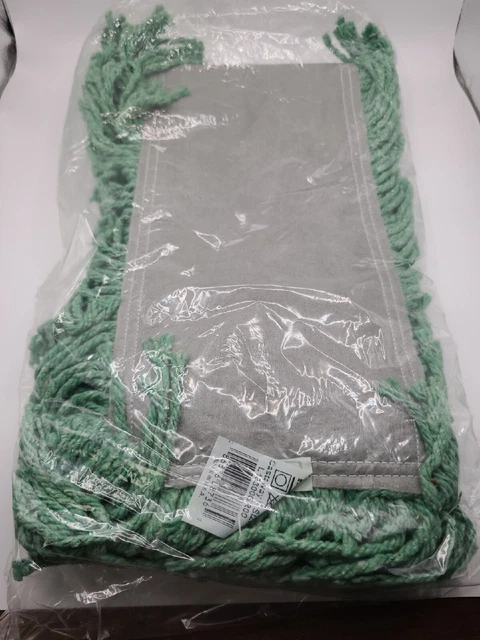 Rubbermaid FGL 15300GR00 24’’ HALL DUST MOP CASTAWAY Cut End Blend Green NEW, S1