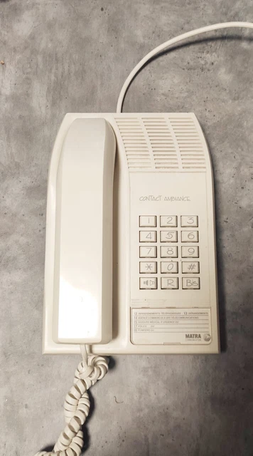 TÉLÉPHONE À TOUCHES Vintage Contact Ambiance + Répondeur Philips TD9359 EUR 9,90 - FR