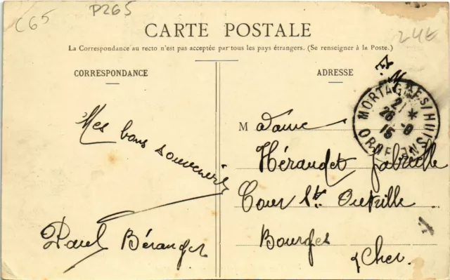 CPA Mortagne Orne - Les Ecoles a la Sortie (800265) 2