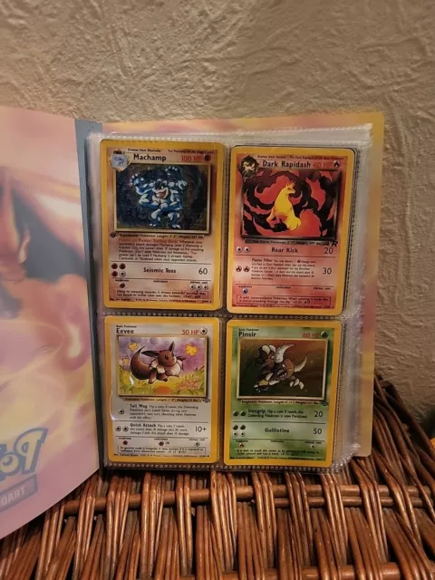 Pokémon WOTC Binder Bundle Holos Vintage, Base Set, Binder Included - 71 Cards