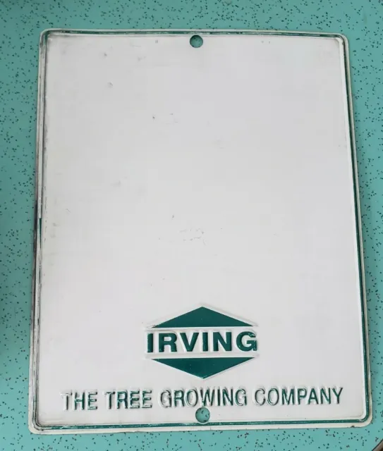 Metal Irving Oil Forestry Sign The Tree Growing Company New Brunswick Canada