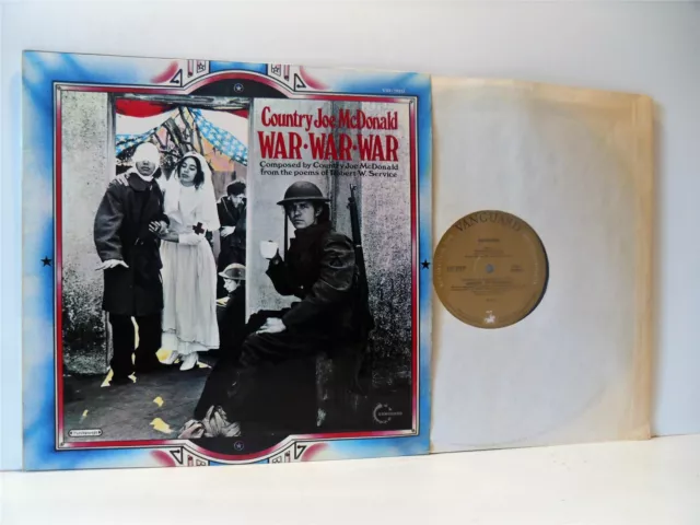 COUNTRY JOE MCDONALD war war war LP VG+/VG+, VSD 79315, vinyl, album, folk rock